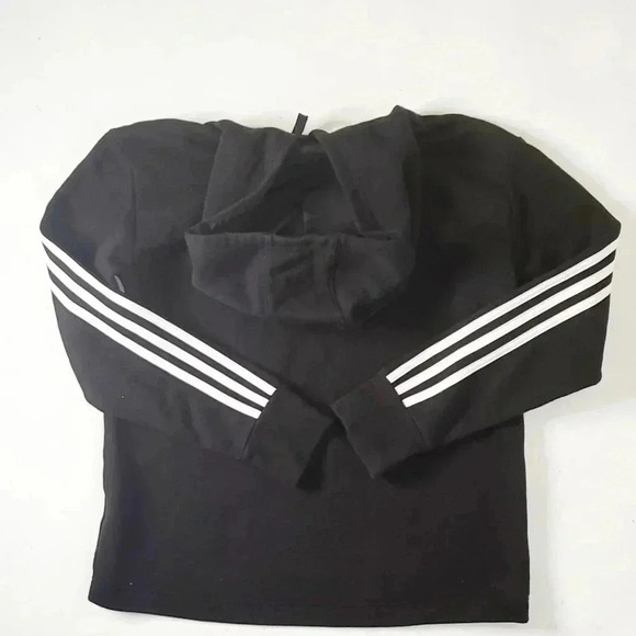 Adidas Hooded Sweetshirt Original Black& white with  Graphic sz M - Picture 6 of 7